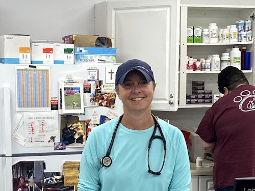 Merri Walden Crenshaw, D.V.M., is living her childhood dream of practicing veterinary medicine. She and her husband Chris have been the proud owners of Animal Clinic of Woodruff since 2002, and are hoping to serve the Upstate community for many more years to come!